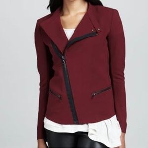 Elizabeth And James Charlotte Marsala Moto Jacket